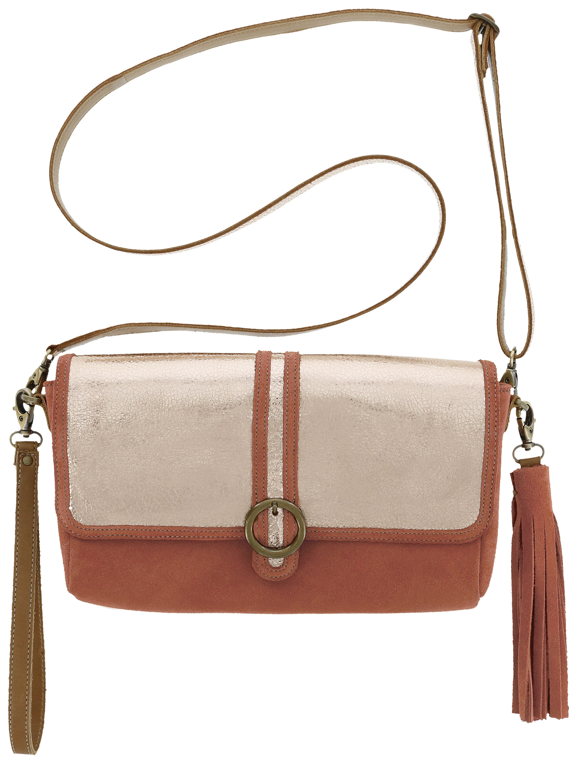 Seight Clutch Handbag , SAS Shoes Copper